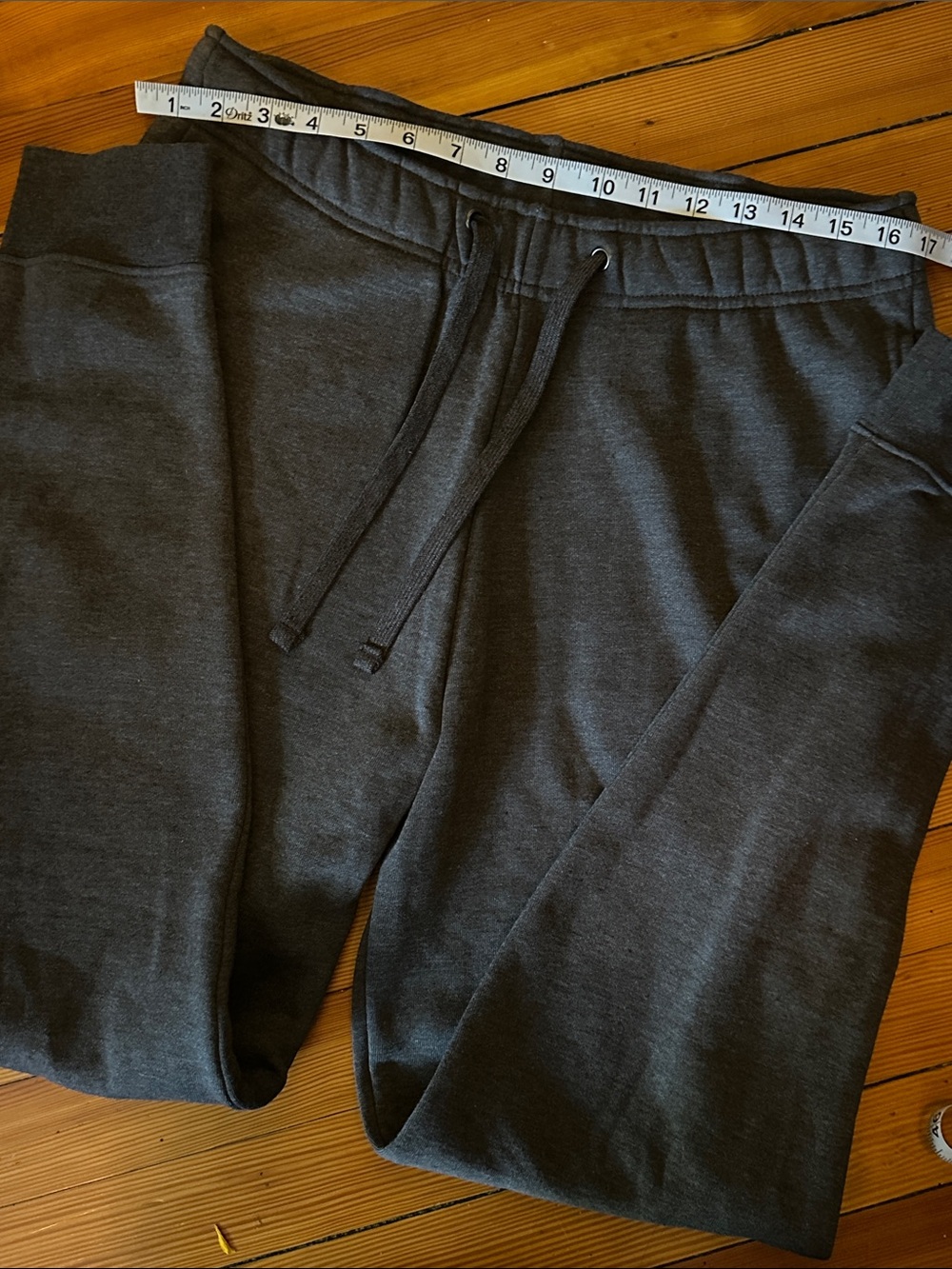 Men's Gray Drawstring Jogger Pants